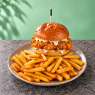 Kajun Tavuk Burger